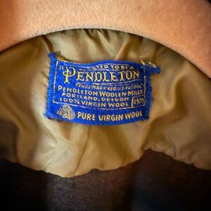 VTG Pendleton Pure Virgin Wool Garment with Blue Label